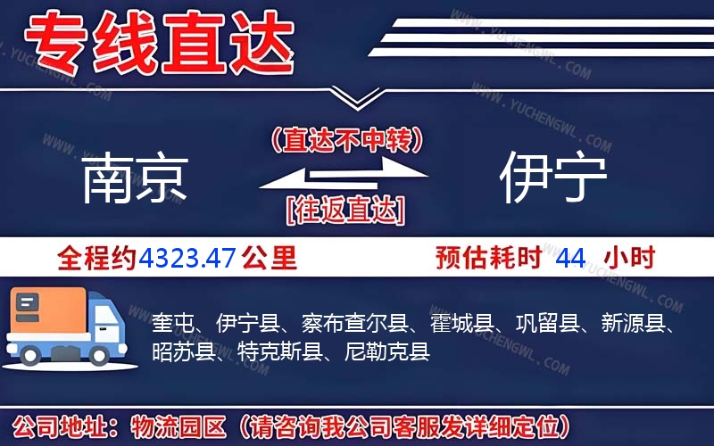 南京到伊寧物流公司