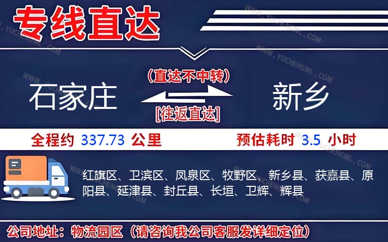 石家莊到新鄉(xiāng)物流公司