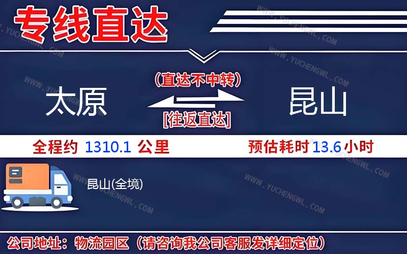 太原到昆山物流公司