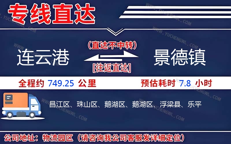 連云港到景德鎮(zhèn)物流公司